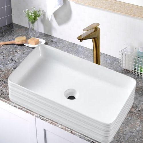 Wastafel Atas Meja Ceramax TARRA H-230B-C59 Hitam 33x46cm