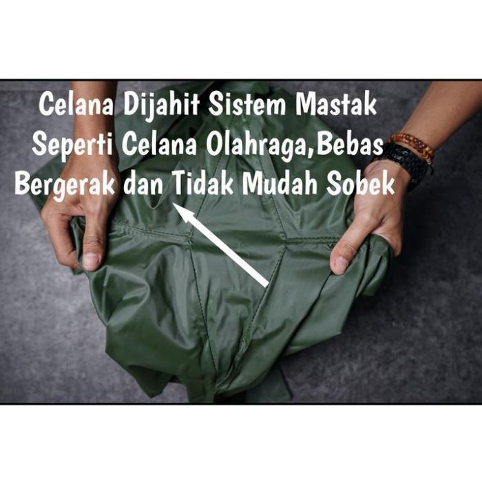 PROMO COD JAS HUJAN, RAINCOAT Pria dan Wanita Dewasa By GNA Anti Rembes With Flashlight S viral xl