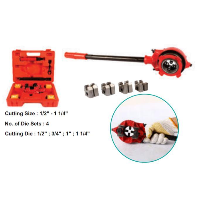 Snei Pipa Ratchet Set 1/2" - 1 1/4" Snai Pipa Senai Alat Buat Drat