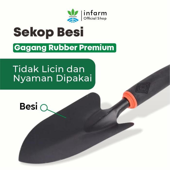INFARM - Sekop Besi Premium Sekop Tanaman Sekop Taman Sekop Berkebun Sekop Besi Kebun Peralatan