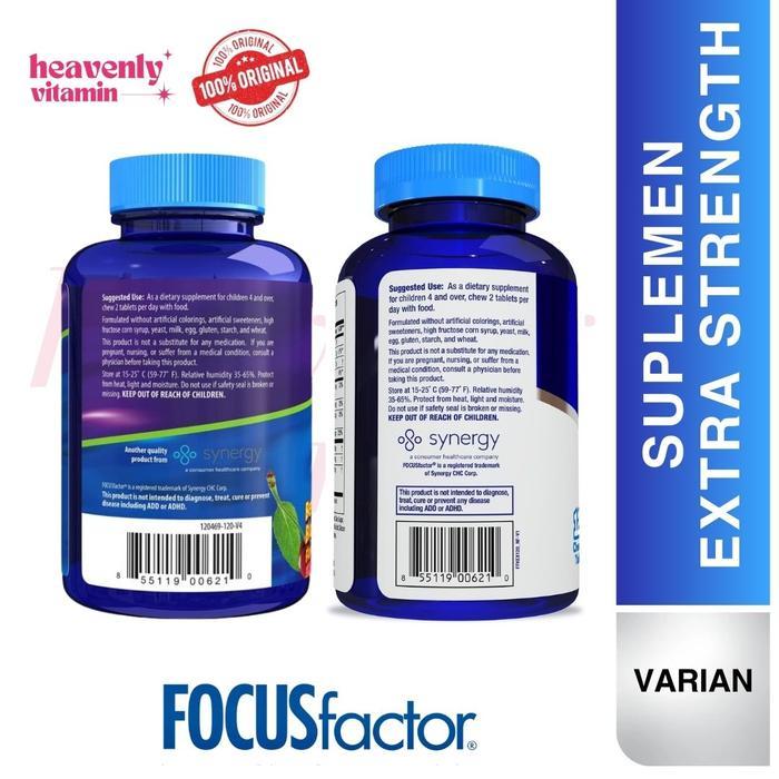 Sedia Focus Factor Kids Extra Strength - Vitamin Suplemen Otak Anak - ADHD