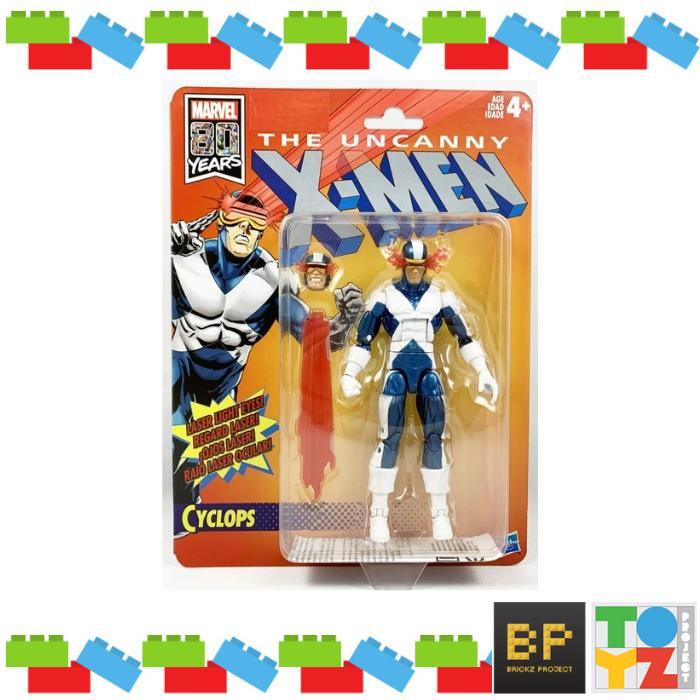 Hasbro Cyclops Vintage Xmen Marvel Legends 80th Anniversary
