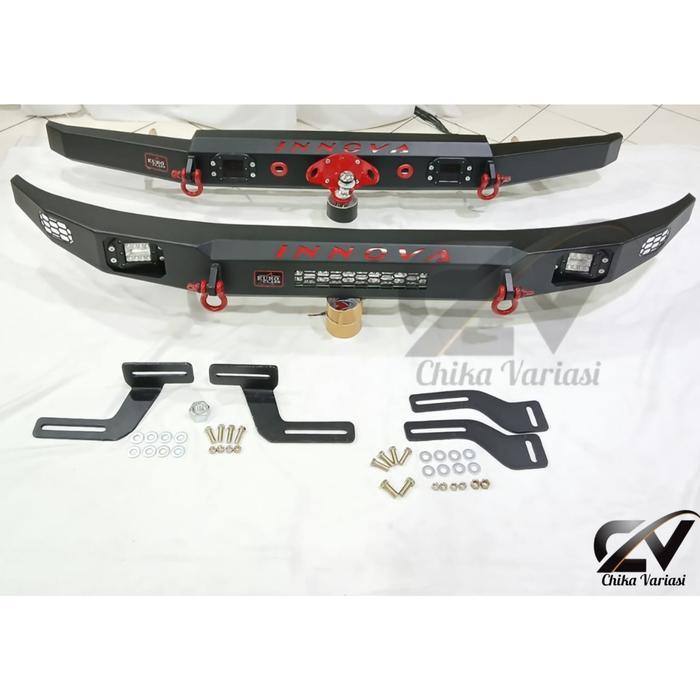 Paket Towing Depan Belakang Mobil Toyota Innova 2005 - 2015 Custom