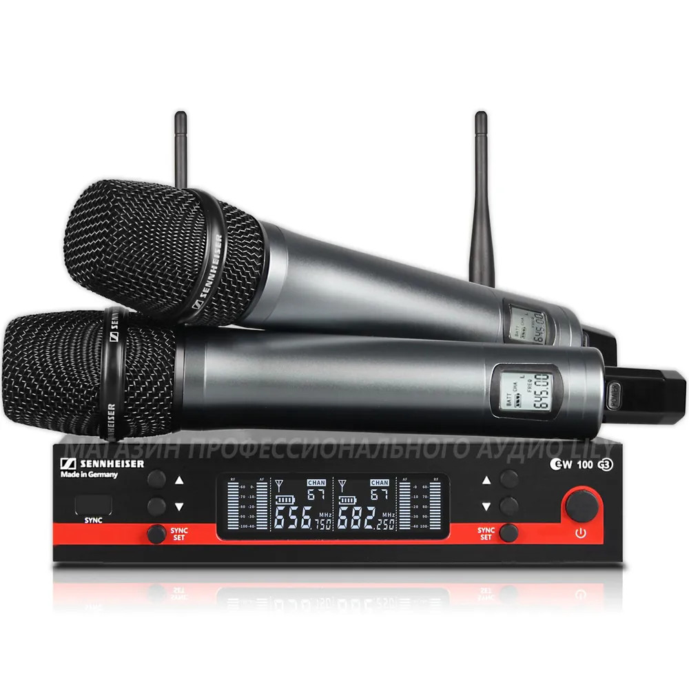 2026 New Original Sennheiser EW 100 G3 Wireless Mic System, 42MHz Bandwidth Adjustable Frequency for