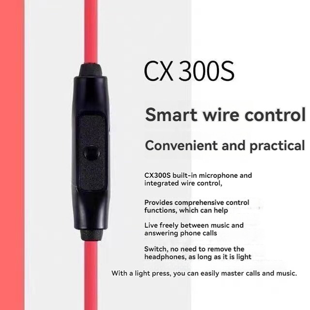 Sennheiser Cx300S In-Ear Bass Music Wired Headphones for Computers, Mobile Phones, and Games