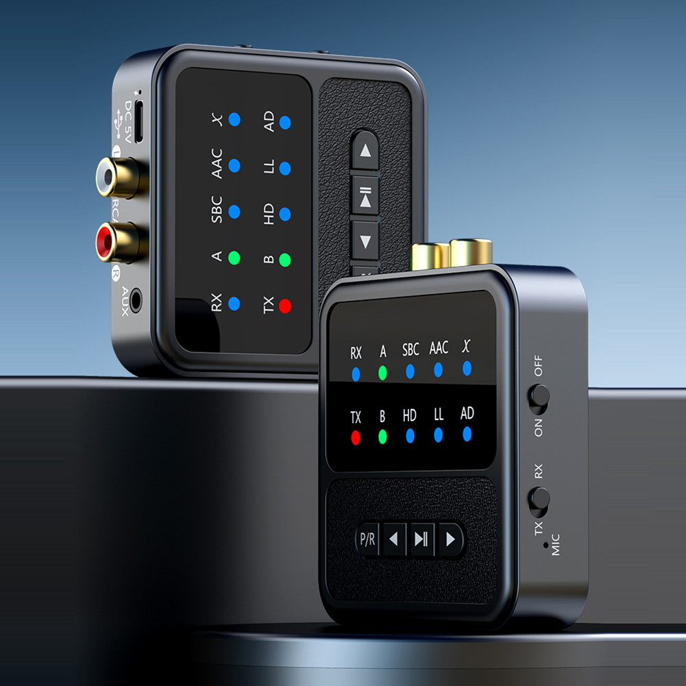 PROMO Bluetooth-Compatible Transmitter Receiver Bluetooth-Compatible 5.4 Adapter Wireless Audio Tran