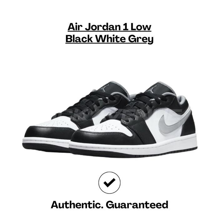 Air Jordan 1 Low Black White Grey (UNISEX)