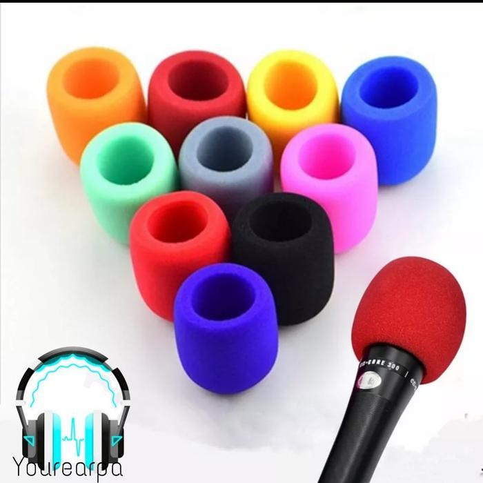 Busa Microphone 1pc/Sarung Microphone/Spon Microphone/Foam Mic karaoke