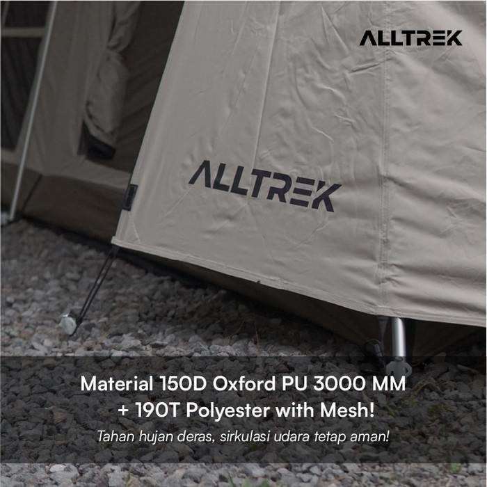 Eiger - ALLTREK Tenda Otomatis PEAK VILLA Camping Glamping Luxury Double Layer