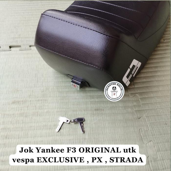 Jok Yankee F3 ORIGINAL utk vespa EXCLUSIVE , PX , STRADA