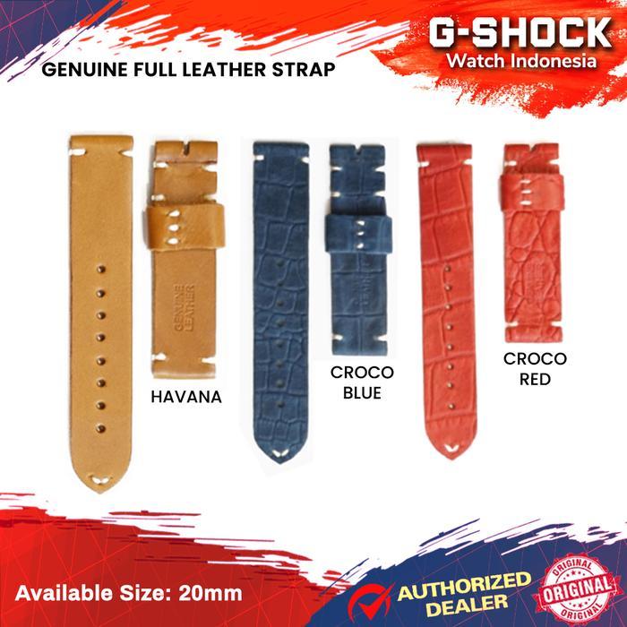 Tali Jam Kulit Tangan 20mm Strap Jam Kulit Asli 20mm Kualitas Premium