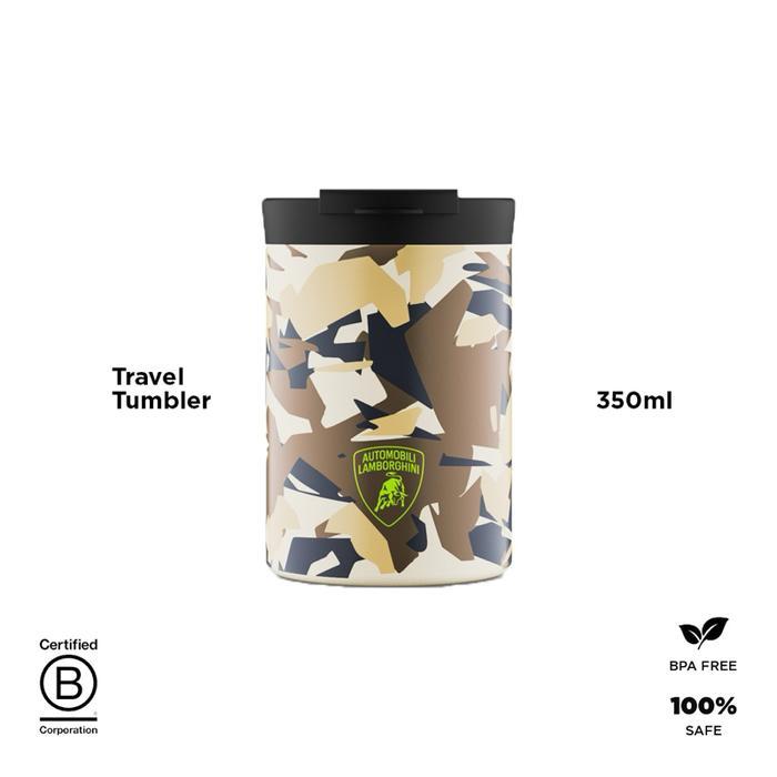 24BOTTLES X AUTOMOBILI LAMBORGHINI - STERRATO COLLECTION TRAVEL TUMBLER 350ml - SAND