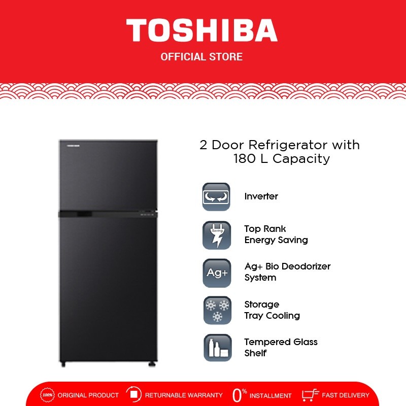 KULKAS TOSHIBA 25ISP (194L) ANTI BAKTERI BIG FREEZER