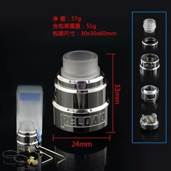 BV RDA RELOAD S 24MM BEST PREMIUM QUALITY