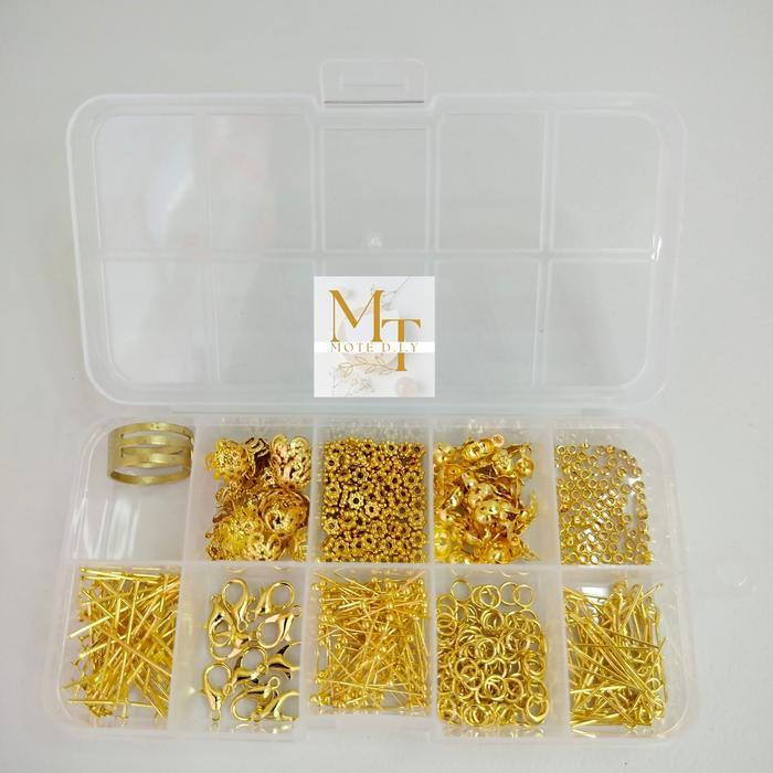 Motediy - [600] Paket Kit Diy Aksesoris/ Paket Diy Aksessoris Gelang & Kalung Diskon Sale