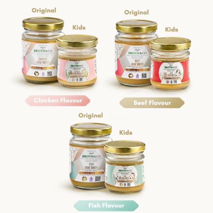 Bone Broth By Broth & Co Organic Chicken Beef Bone Broth Kaldu Tulang Ayam Sapi
