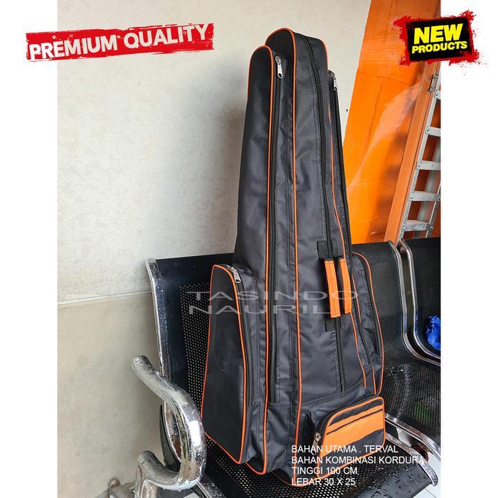 Tas Pancing Jumbo 100Cm Murah,Tas Joran Pancing,Tas Pancing Bahan Terpal Kanvas Polos Setrip Ransel
