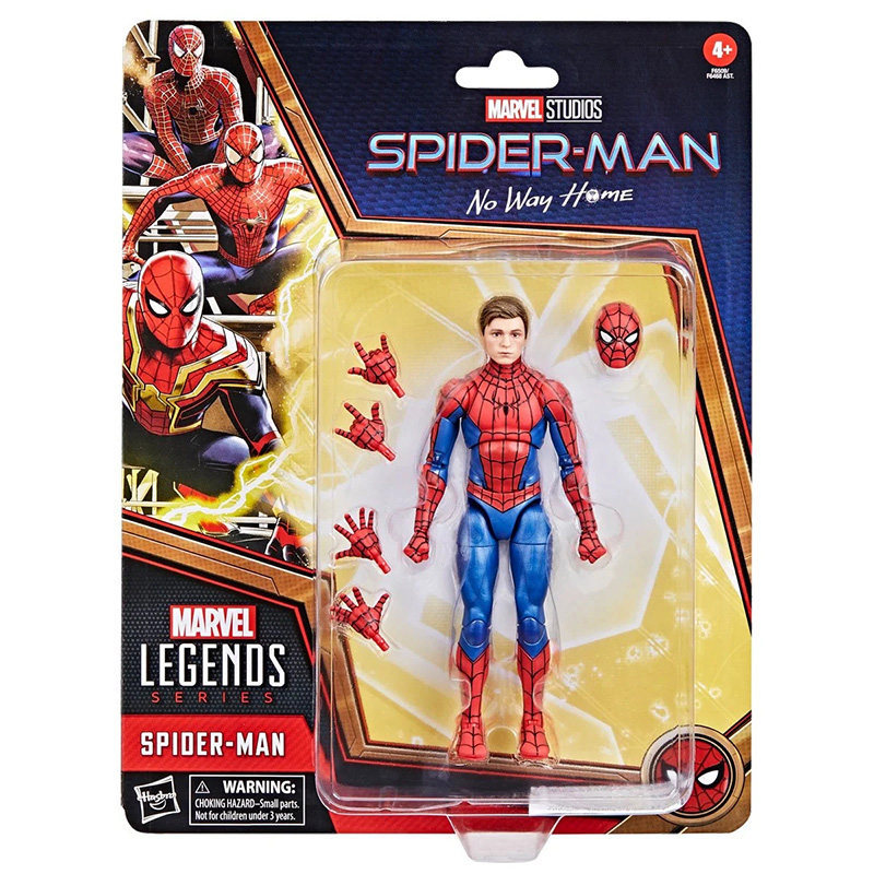 New Marvel Legends Tom Holland Spider-Man Action Figure 1/12 Scale No Way Home Retro Carded