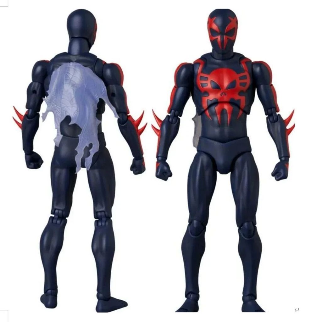 Anime Mafex 239 Spider Man 2099 Comic Version Action Figure Joint Mobile Handpiece Model Desktop