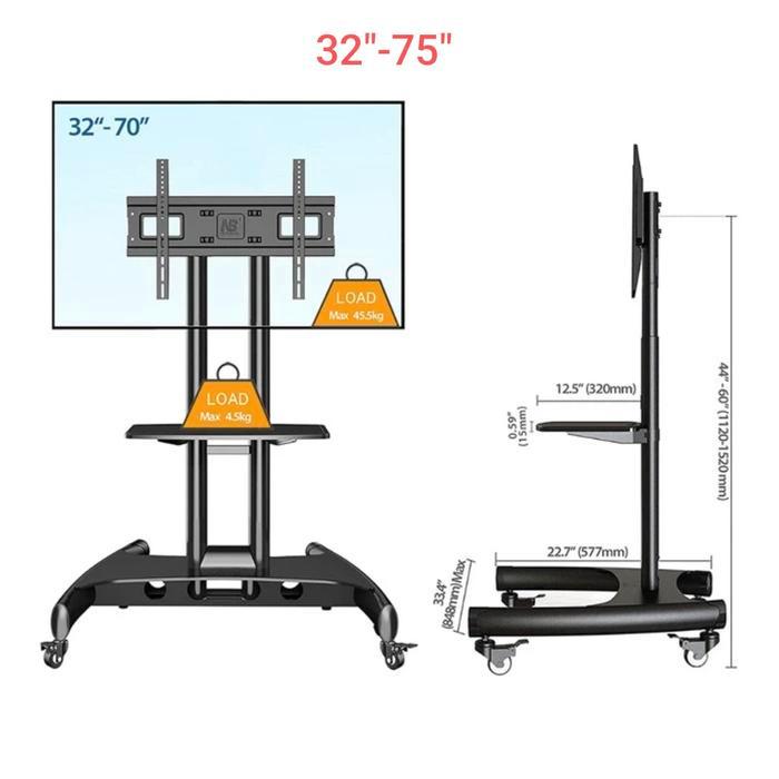 North Bayou Standing bracket NB AVA 1500 Standing Bracket TV 32"-75"