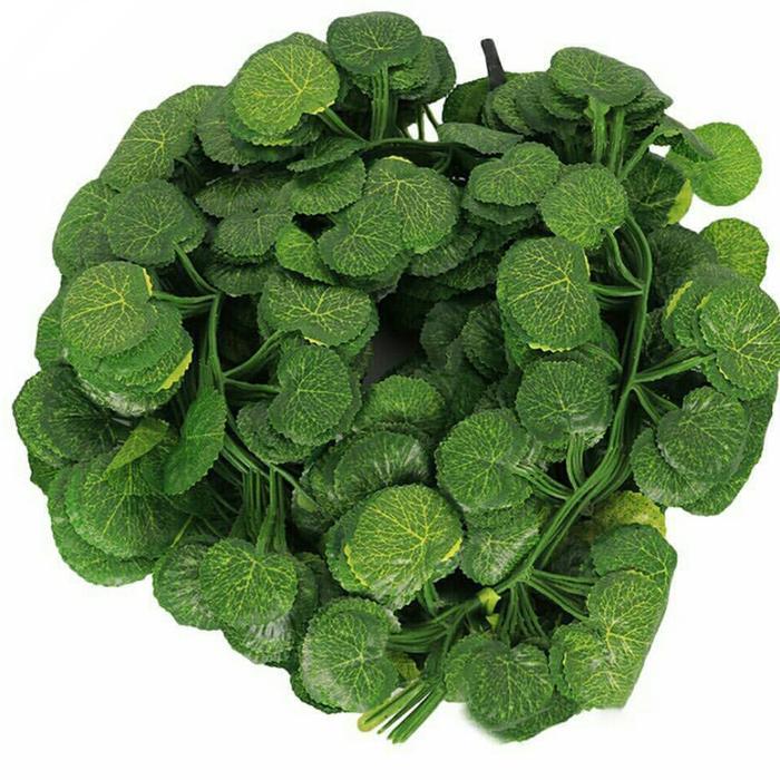 Daun Rambat Artificial Lusinan Premium | Daun Plastik Dekorasi Taman & Dinding