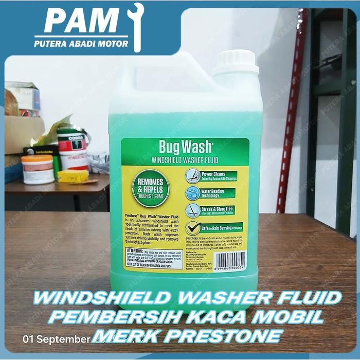 Prestone Air Wiper Fluid /Cairan Pembersih Kaca Mobil Windshield Cleaner 2 Liter Merk Prestone Ff