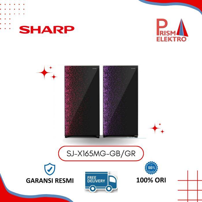 SHARP KULKAS 1 PINTU SHARP SJ-X165MG-GR/GB