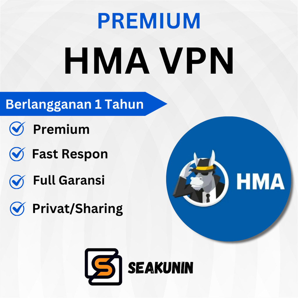 HMA Premium Bergaransi Vpn 1 Bulan