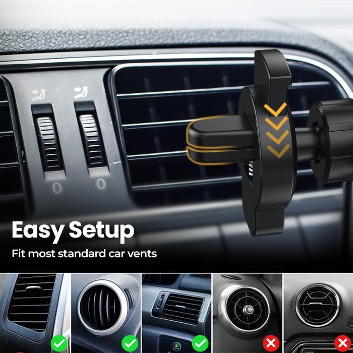 UNEED CAR HOLDER HANDPHONE AIR VENT SMARTPHONE CAR MOUNT HOLDER UPH301