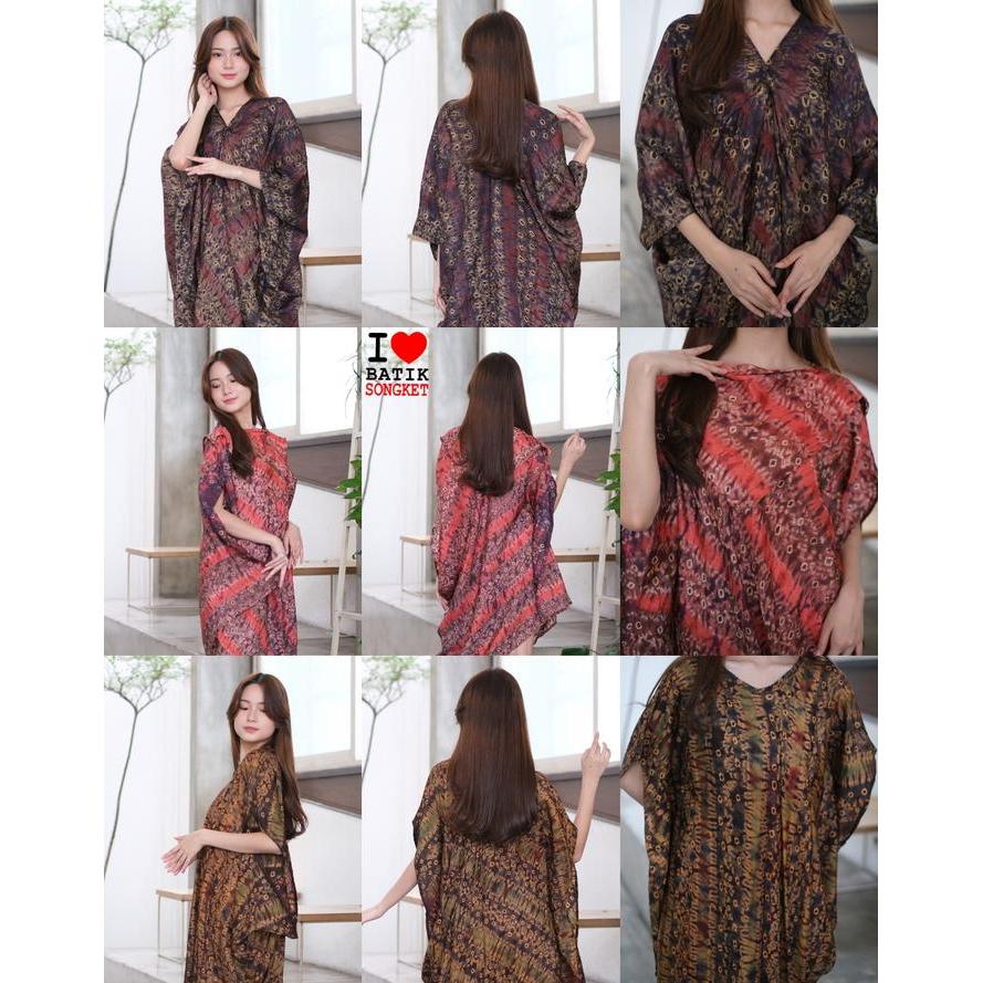 Kaftan Jumputan Ori Batik Palembang Sasirangan Makassar Viscose Viskos