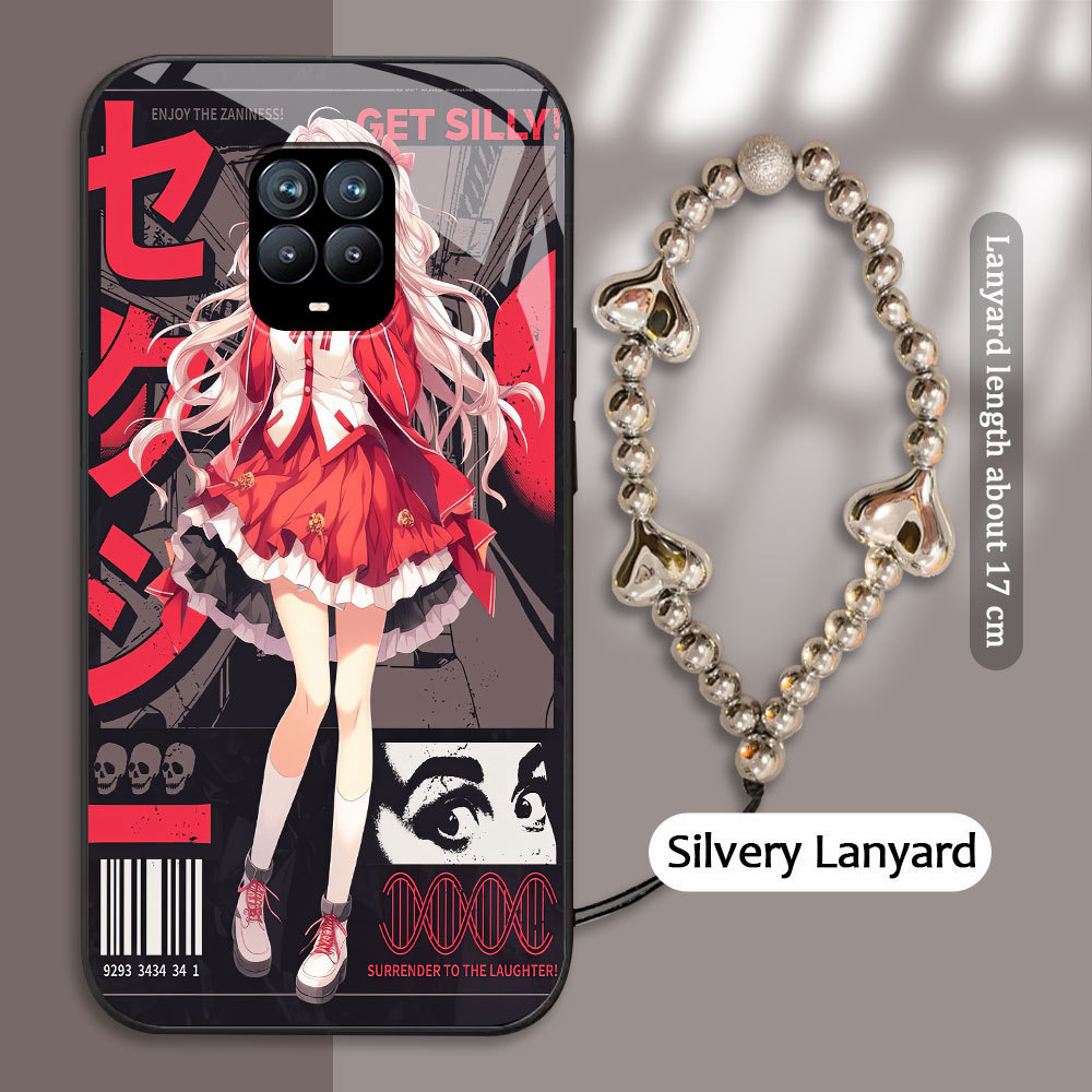 For Xiaomi RedMi Note 4 4x 7 8 9s 9 pro max Casing Handphone  Pola Girls' Frontline Glass kesing Pho