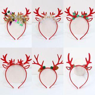 Bando Bandana Natal Jepit Rambut Natal Aksesoris Hiasan Natal Wanita Dewasa Dan Anak Anak