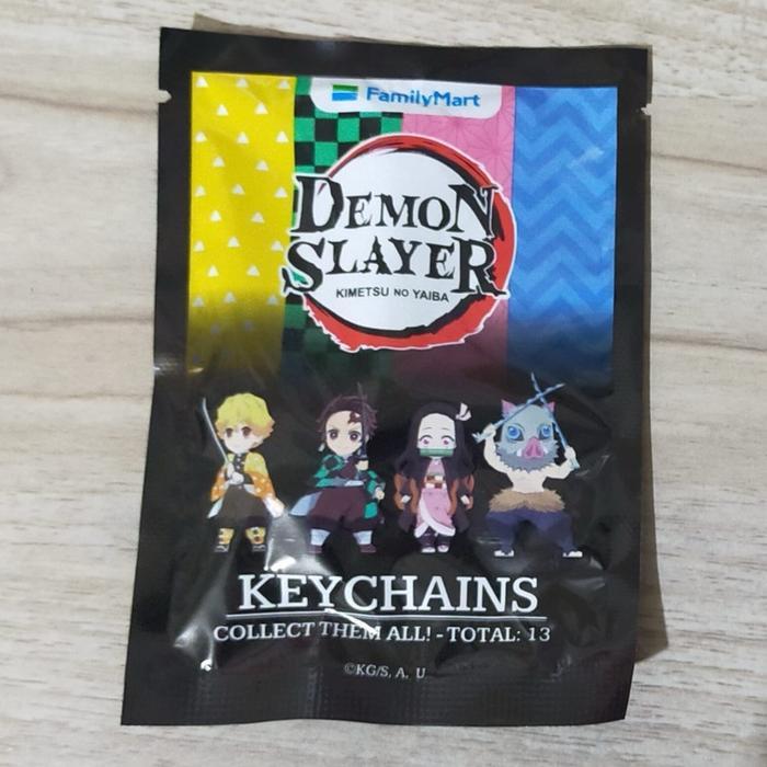 Family Mart x Demon Slayer Collectible Keychains (Gantingan Kunci Demon Slayer x Family Mart)