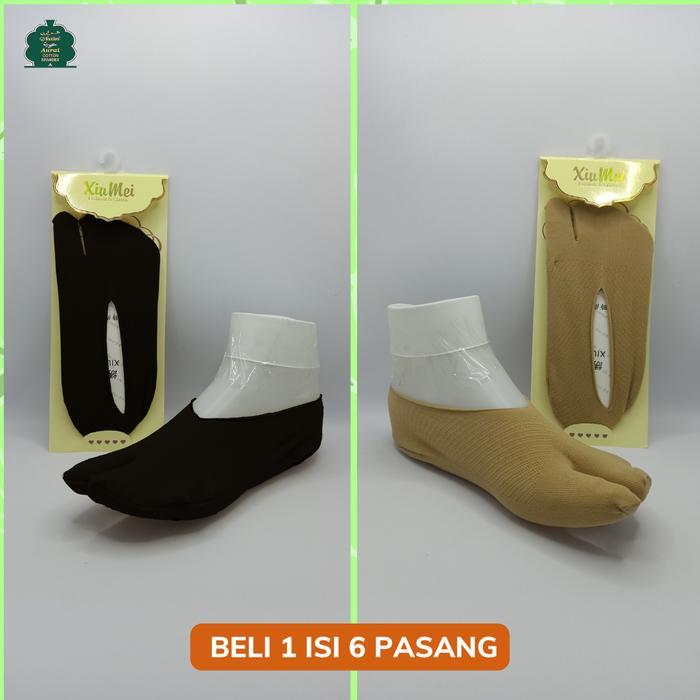 Beli 1 Isi 6 Pasang Kaos Kaki Jempol Telapak Hidden Socks Invisible Socks Wanita Polos Xiu Mei