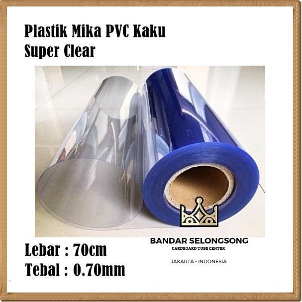 Plastik Mika Kaku Rigid Bening / Mika Hantaran Seserahan 70cm 0.70mm