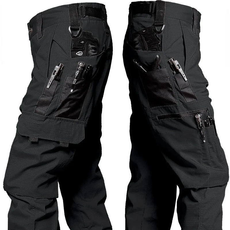 2024 Tactical Pants Men Waterproof Waterproof pants men Combat Trousers Outdoor Multi-pocket