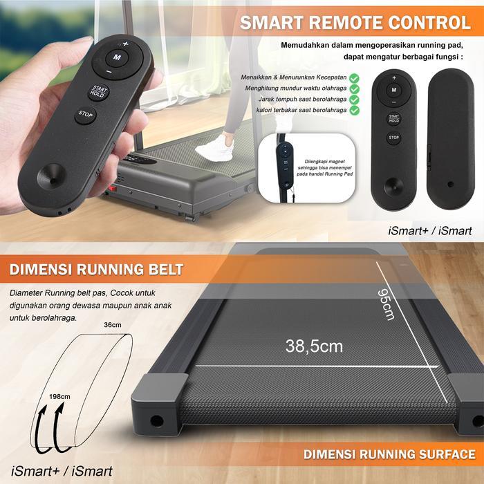TWEN ISmart Plus ISmart+ Treadmill Listrik Treadmill Portable Treadmill Walking Pad Treadmill