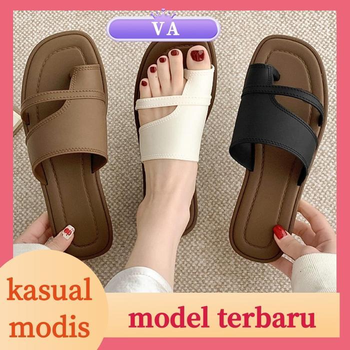 Mall Sandal Jepit Jempol Wanita / Sandal Wanita / Sandal Tali/ Sandal Jepit Kulit Sintesis / Sandal