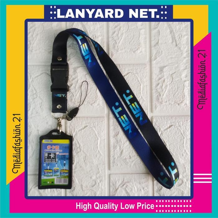 Net Tv Lanyard, Strap Id, Hp/Flashdisk Printing Digital (Paket Lengkap