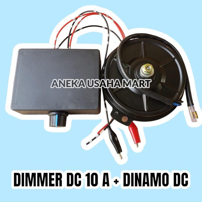 PAKET DINAMO DC + DIMMER DC 5 A + DIMMER DC 10A + PULI + VANBELT DINAMO MEREK POKKA MESIN HARU MANIS