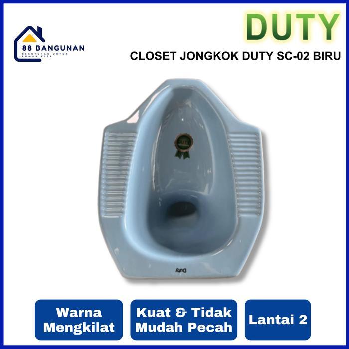 CLOSET JONGKOK CORONG DUTY / KLOSET JONGKOK DUTY LANTAI 2