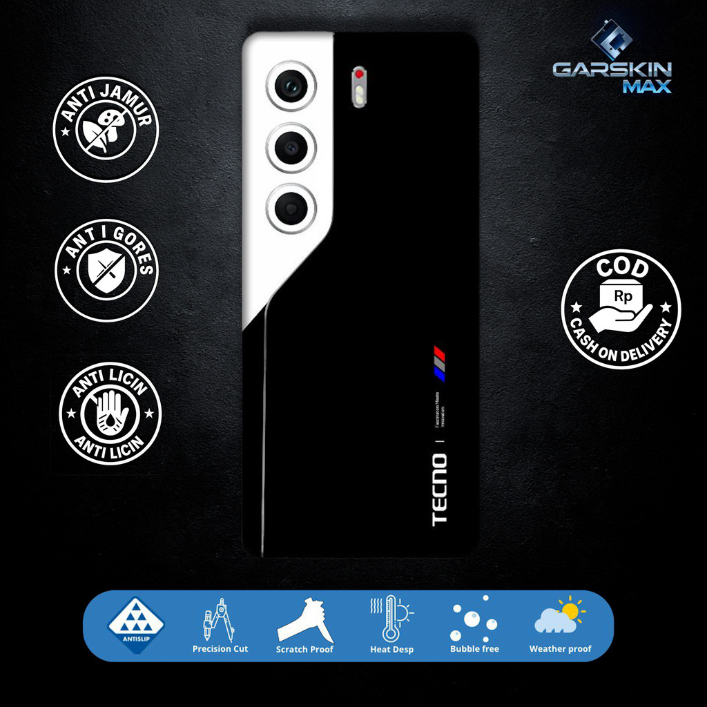 Garskin Skin Tecno Camon 40 Pro bmww Fullbody / Backonly | Anti Gores | Bisa Custom | Kode - KZ0