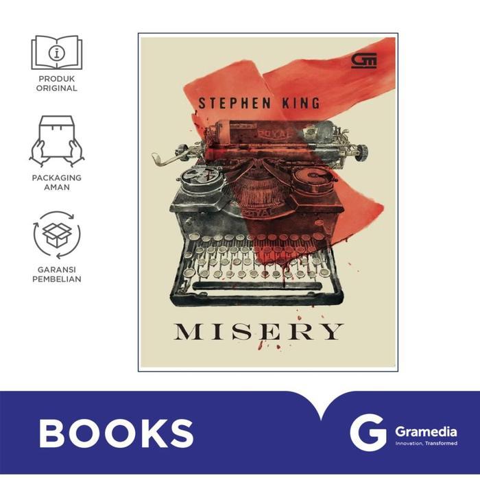 Gramedia Buku Novel Misery ( Stephen King )
