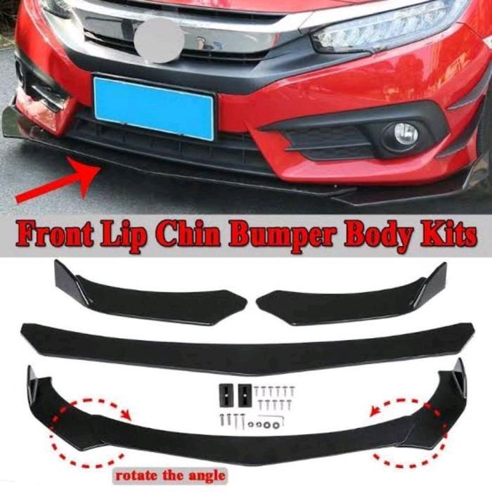 Lips winglet bumper depan universal cocok untuk sigra,calya brio avanza xenia vios123 dll