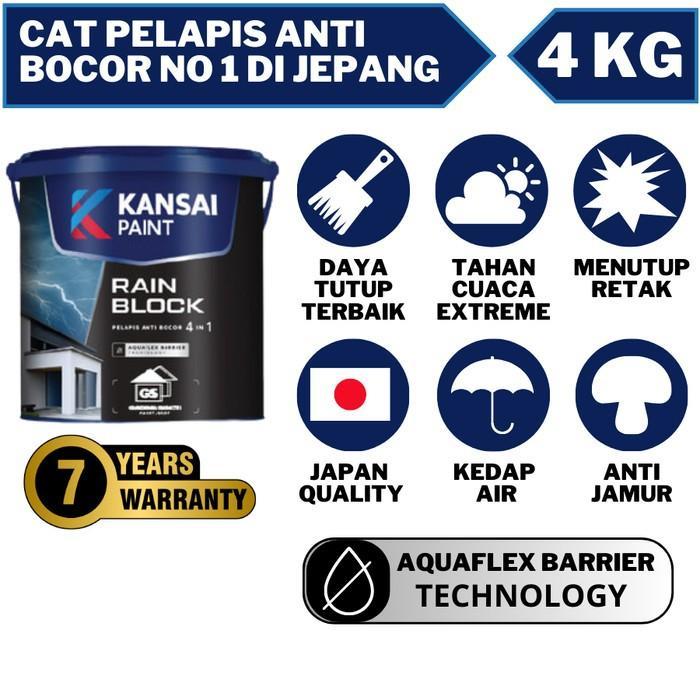 [PART 3] AQUAPROOF CAT ANTI BOCOR 4KG CAT ANTI BOCOR AQUAPROOF 4KG CAT PELAPIS ANTI BOCOR AQUAPROOF