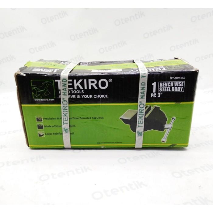 TEKIRO CATOK 3" - RAGUM MEJA 3 INCHI - BESI PENJEPIT BENCH VICE ASLI