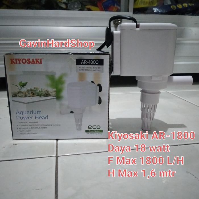 Pompa Aquarium Pompa Power Head Pompa Celup Kiyosaki AR-1800 1800 L/H