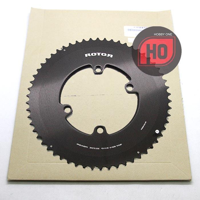 ROTOR Aero Round Ring 55AT 55T (42T) BCD110x4 11-12s Outer Chainring