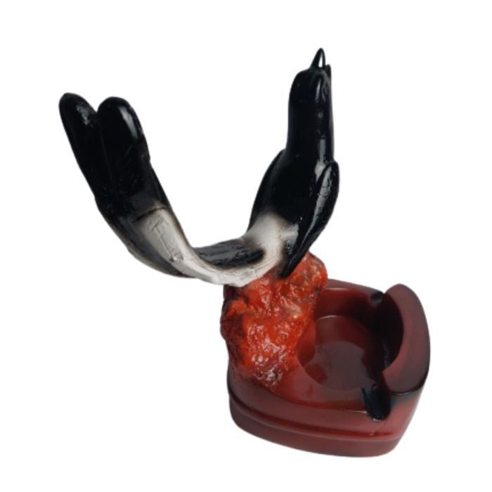 Terlaris Asbak Aesthetic Burung Murai Hitam Best Quality