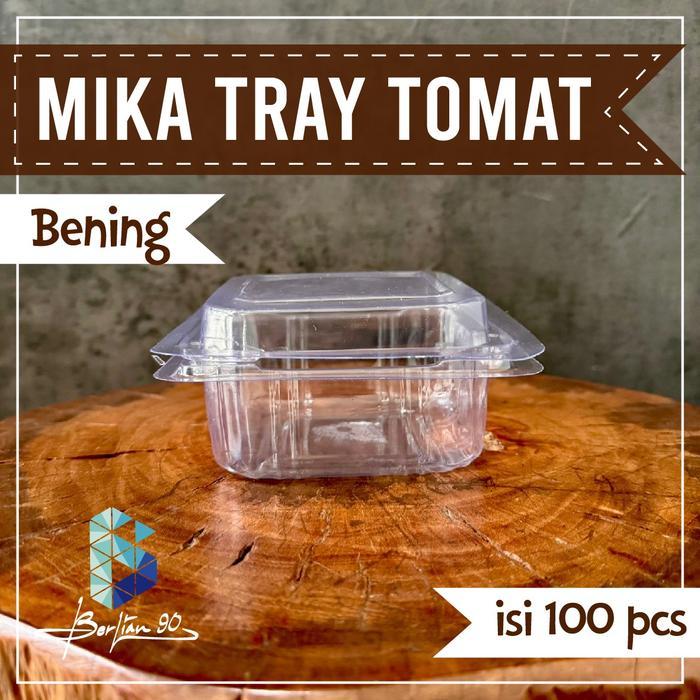 ( ISI 100 ) Mika Buah Potong / Mika Tomat / Mika Buah Segar / Mika Donat / Mika Burger